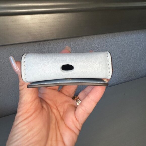 Tory Burch Leather AirPod Holder - Picture 9 of 10